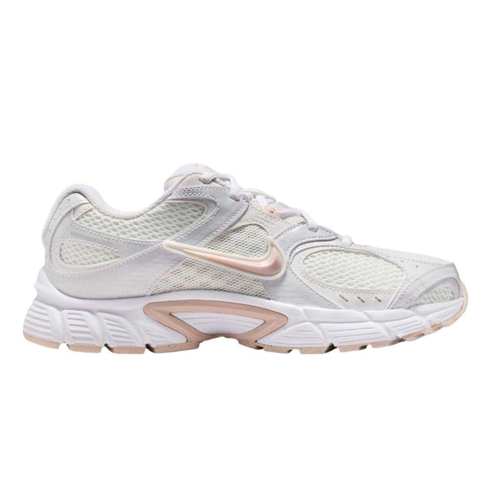 Nike Mens Vomero Run 5 Mesh Sneakers / White/Pink